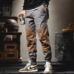 Trousers Man Trekking Autumn Grey Cargo Pants for Men Hiking Work Wear Outdoor Clothing Casual Spandex Baggy Slacks Oversize Y2k