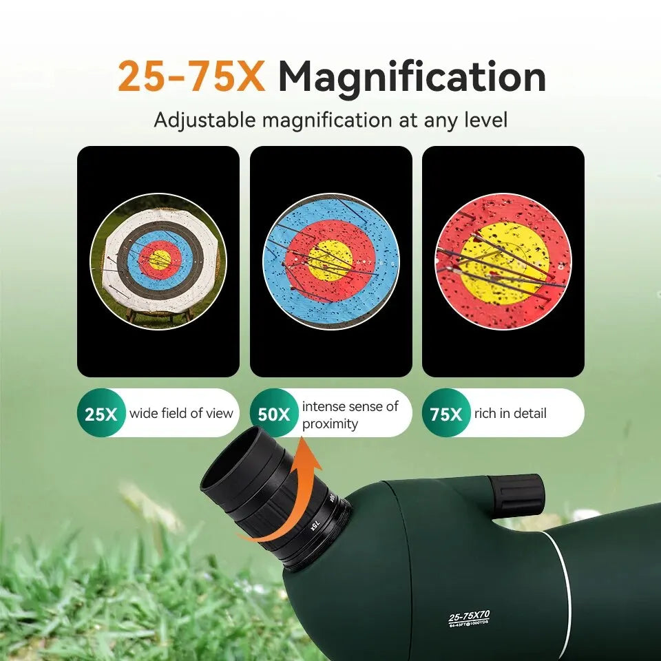 F9308B Telescope Spotting Scope Monoculars Powerful Binoculars Bak4 FMC Waterproof With Tripod Camping