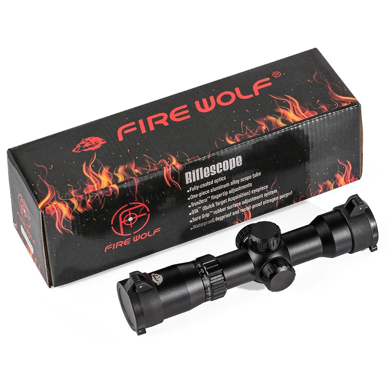 Fire Wolf 1.5-5X32 IR Hunting airsoft accessories tactical Optical sight red dot rifle scope Spotting scope for rifle hunting