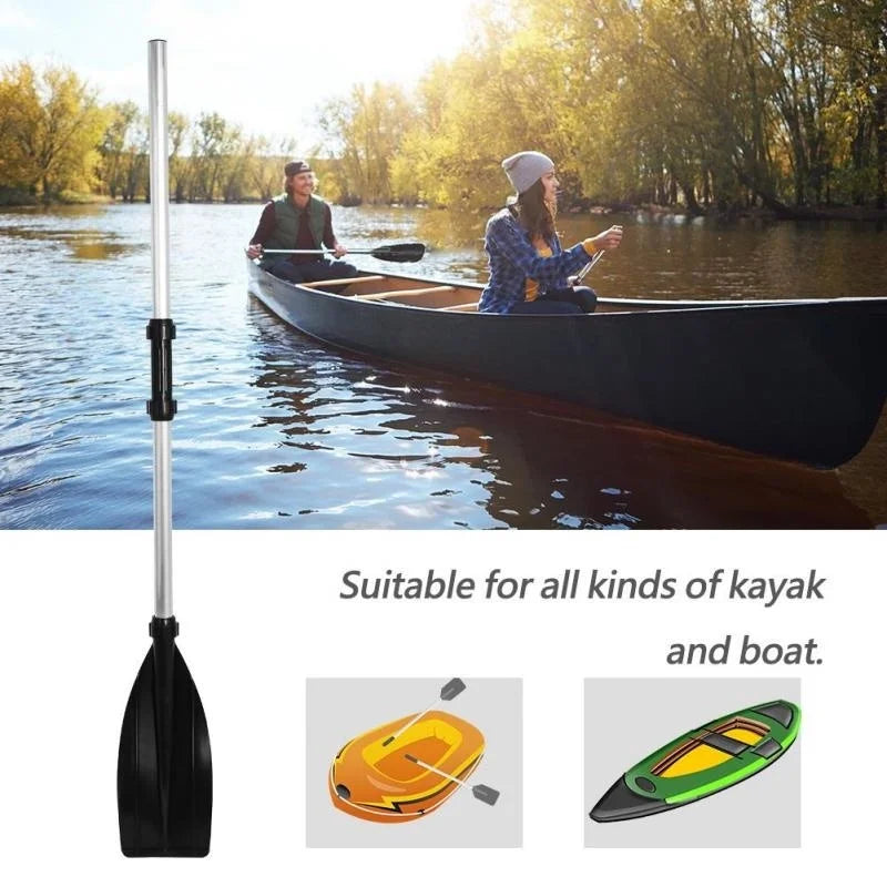 2 Pcs Detachable Kayak Fishing Board Boat Rafting Paddle Aluminum Alloy Rod Stand Up Surfing Oars For Canoe Inflatable Boat Sup