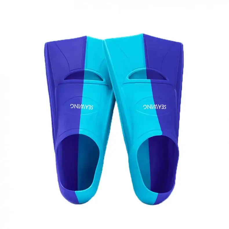 18 Color Professional Snorkeling Diving Swimming Fins Paddle Silicone Short Children Men Women Flippers Scuba Equipment for Kids