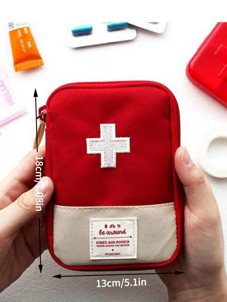 Portable Medicine Bag Cute First Aid Kit Medical Emergency Kits Organizer Outdoor Household Medicine Pill Storage Bag Travel