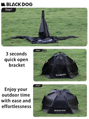 NatureHike Blackdog 2-3 Person Automatic Sunshade Tent