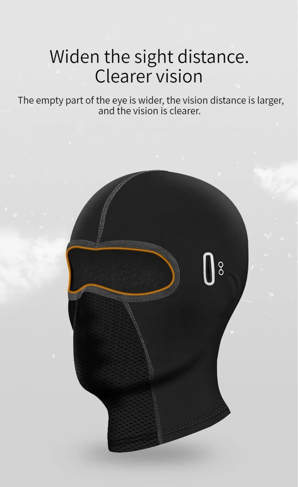 Warmth Ski Masks Motorcycle Riding Headgear Windproof Coldproof Scarf Outdoors Mountaineering Full Face Helmet Liner Headgear