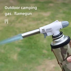 Adjustable Flame Gas Lighters Outdoor Camping Gas Welding-Burner Welding Gas Burner Flame Gas Torch for BBQ Camping Cooking