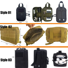 IFAK EDC Bag Waist Belt Pack Hunting Vest Emergency Tools Pack Outdoor Medical First Aid Kit Camping Survival Pouch