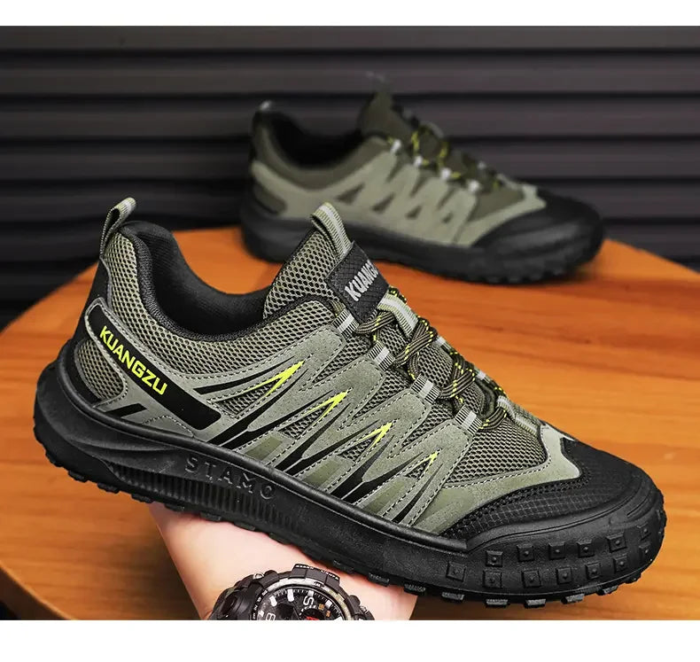 Shoes for Men 2023 New Fashion Casual Shoes Breathable and Comfortable Sports Outdoor Hiking Wearresistant Men's Walking Shoes