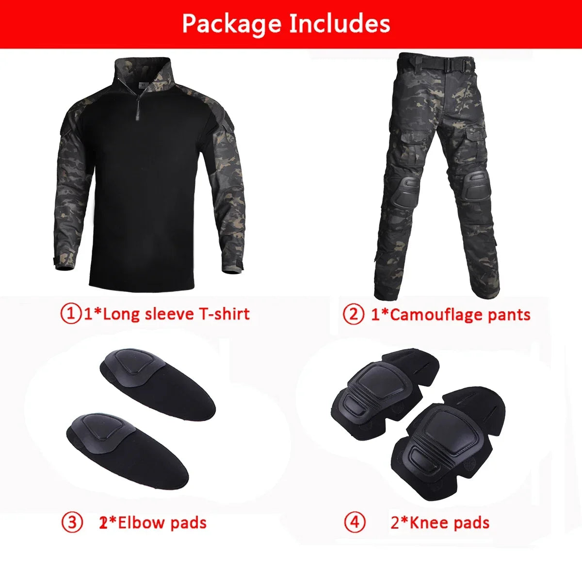 CP Uniform Airsoft Work Men Clothing Tactical Combat Camouflage Shirts Multi Pockets Cargo Paintball Pants Climbing Suits