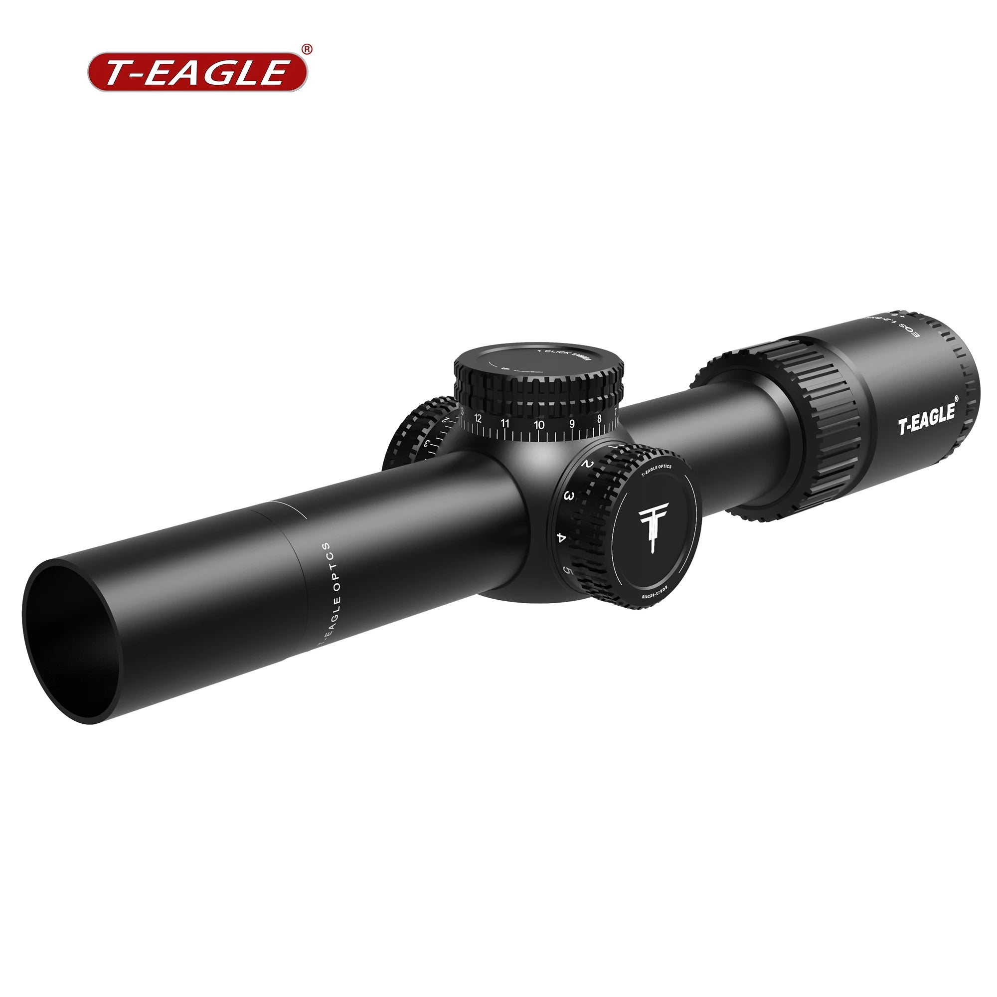 T-EAGLE Tactical Riflescope Spotting Scope for Rifle Hunting Optical Collimator Gun Sight Red Green Light EOS 1.2-6 X24 IRHK