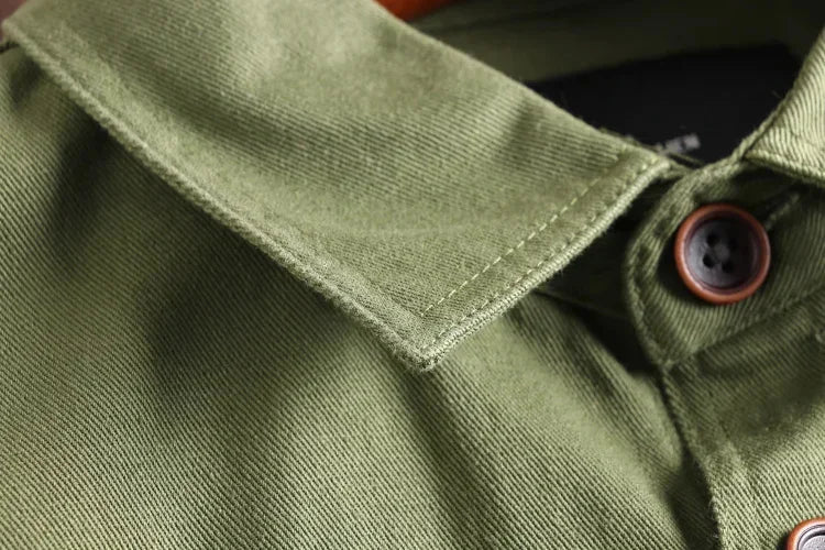 Men Spring Casual Tooling Shirt Outdoor Sport Trekking Hiking Military Uniform Training Tenis Masculino Camping Clothing Jacket