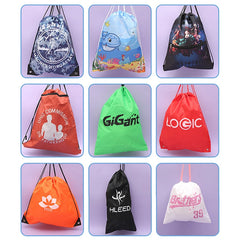 Outdoor Drawstring Gym Bag Women Men String Bags Swimming Pool Clothes Shoes Storage Waterproof Packaging Pocket Unisex Fitness