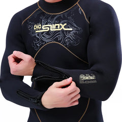 5mm Men's Wetsuit Thicken Long Sleeve Diving Clothing Sub Fishing Neoprene Surf Snorkeling Swimwear Sailing Suit Beach Equipment