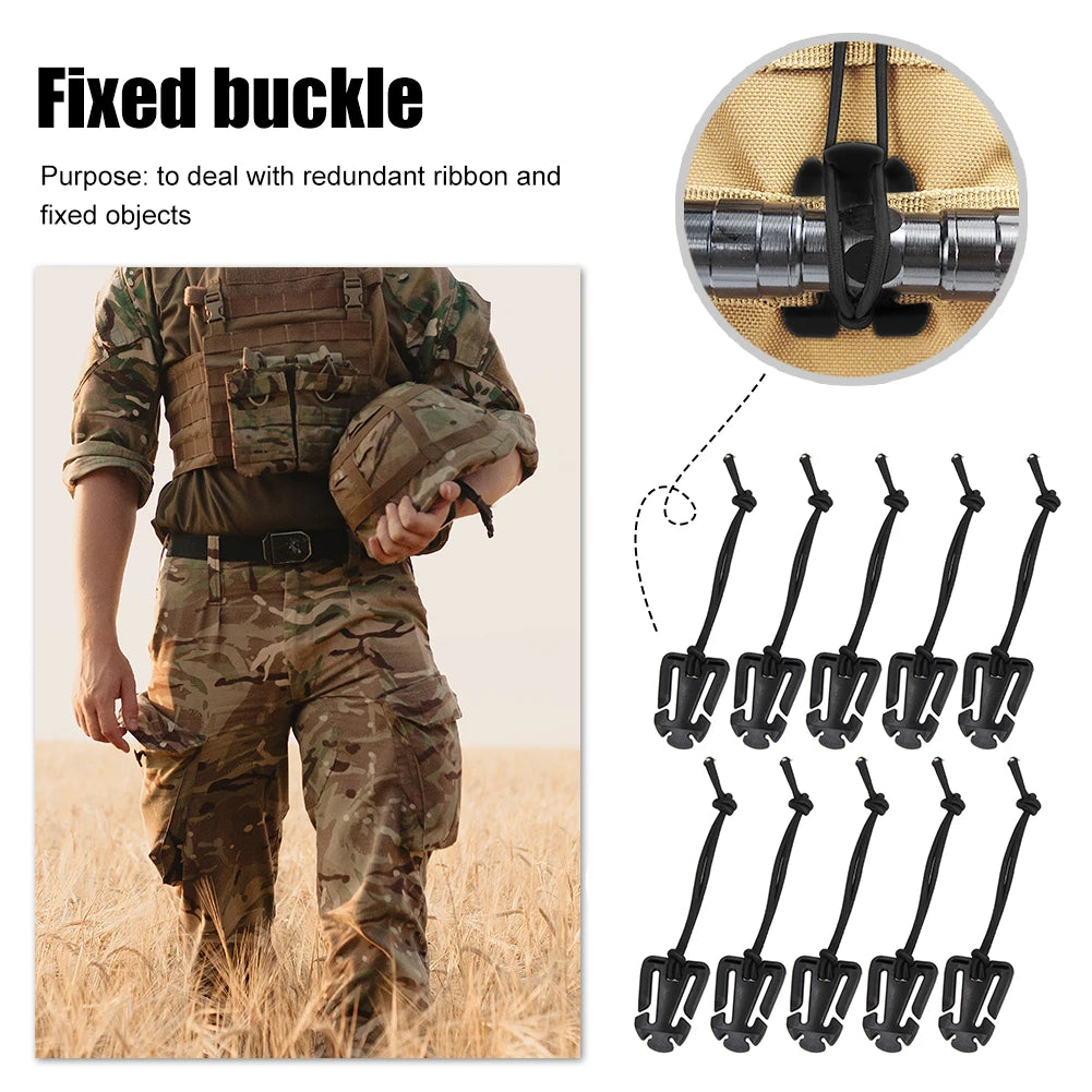 2Pcs Backpack Buckle Clamp Carabiner Survival Gear Tools Carabiner Clips Outdoor Nylon Camping Bag Hanger Hook wild hike