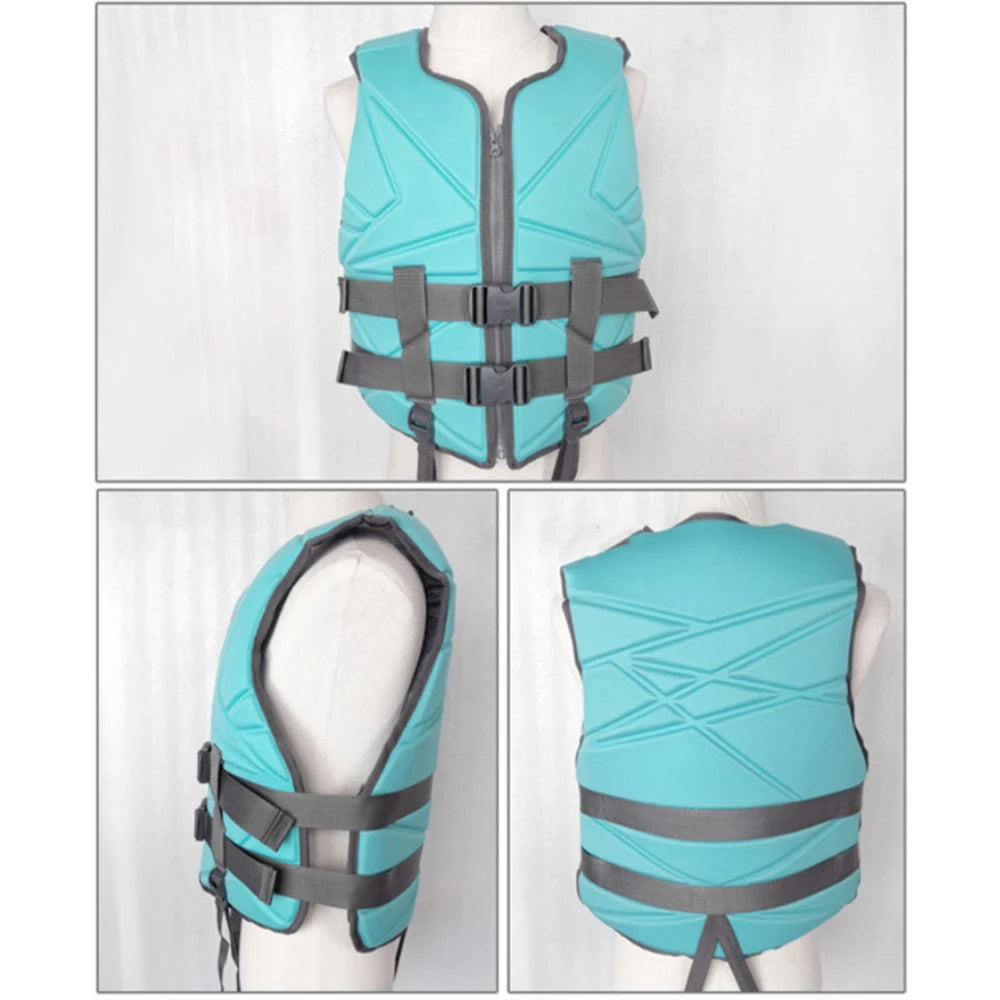 Neoprene Life Vest Adults Surf Vest Kayak Motorboats Raft Rescue Boat Ski Water Sports Swimming Drifting Rescue Safe Life Jacket