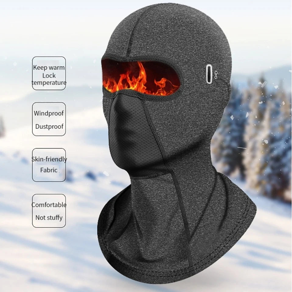 Warmth Ski Masks Motorcycle Riding Headgear Windproof Coldproof Scarf Outdoors Mountaineering Full Face Helmet Liner Headgear