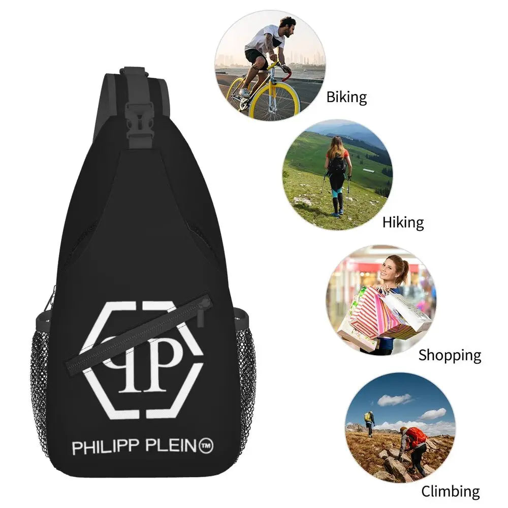 Philipps Pleining Crossbody Sling Bag SmallChest Bag Shoulder Backpack Daypack for Hiking Outdoor Camping Pack