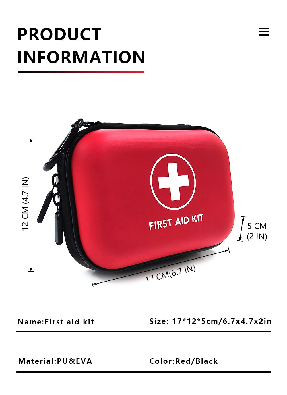 Portable Emergency Medical Bag First Aid Storage Box for Household Outdoor Travel Camping Equipment Medicine Survival Kit