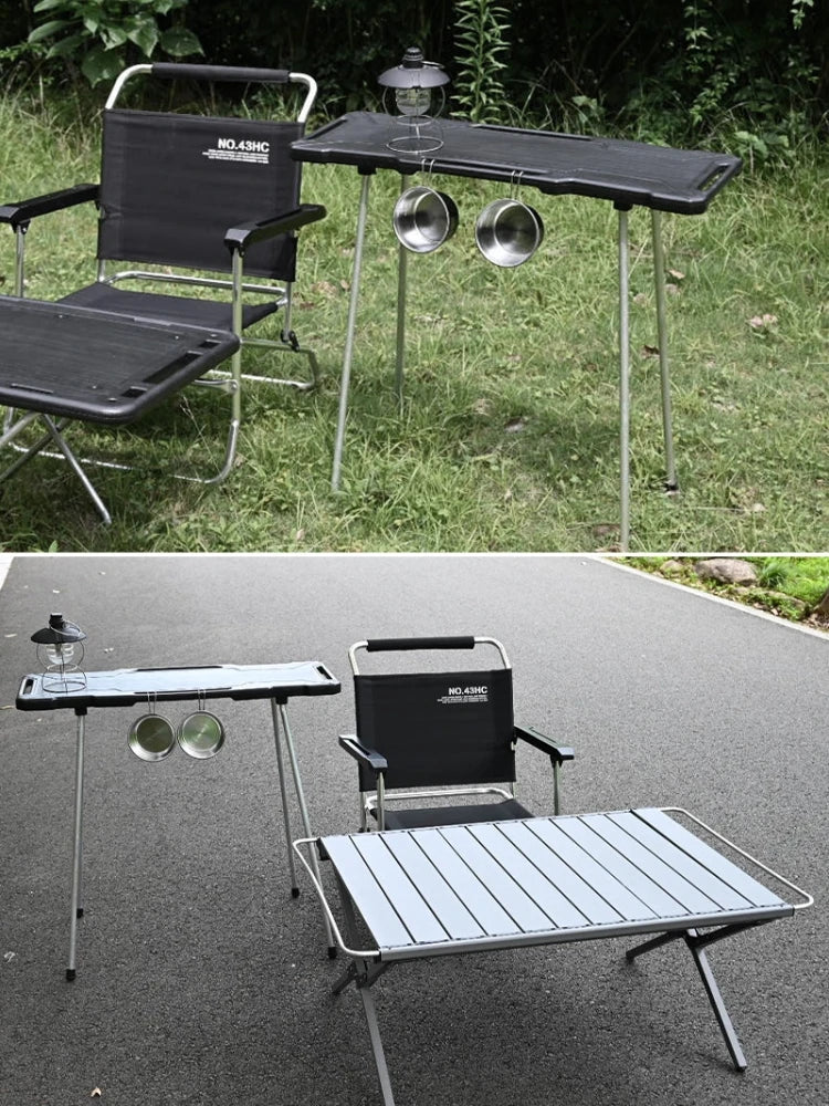 Outdoor Camping Table Portable Thickened Picnic Folding Table And Chair Multifunctional And Easy To Store Storage Table New Hot