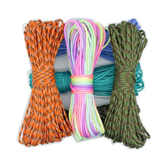 31 Meters Dia.4mm 7 stand Cores Paracord for Survival Parachute Cord Lanyard Camping Climbing Camping Rope Hiking Clothesline