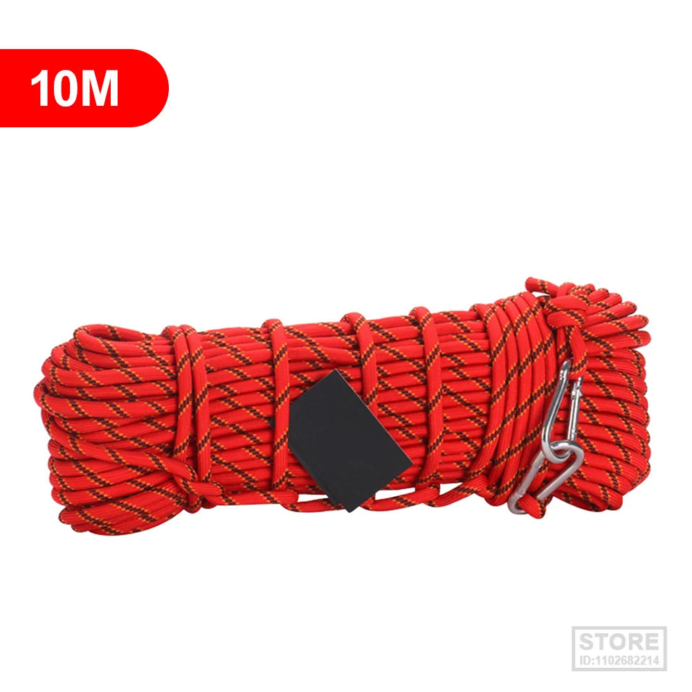 10M/15M/20M/30M Climbing Rope Outdoor Rescue Rope Climbing Safety Paracord Insurance Escape Rope Hiking Survival Tool