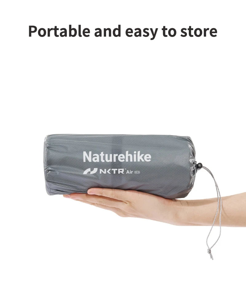 Naturehike Camping Inflatable Mattress 5.8 High R Value Ultralight Moisture-proof Mat Outdoor Hiking Travel Beach Sleeping Pad