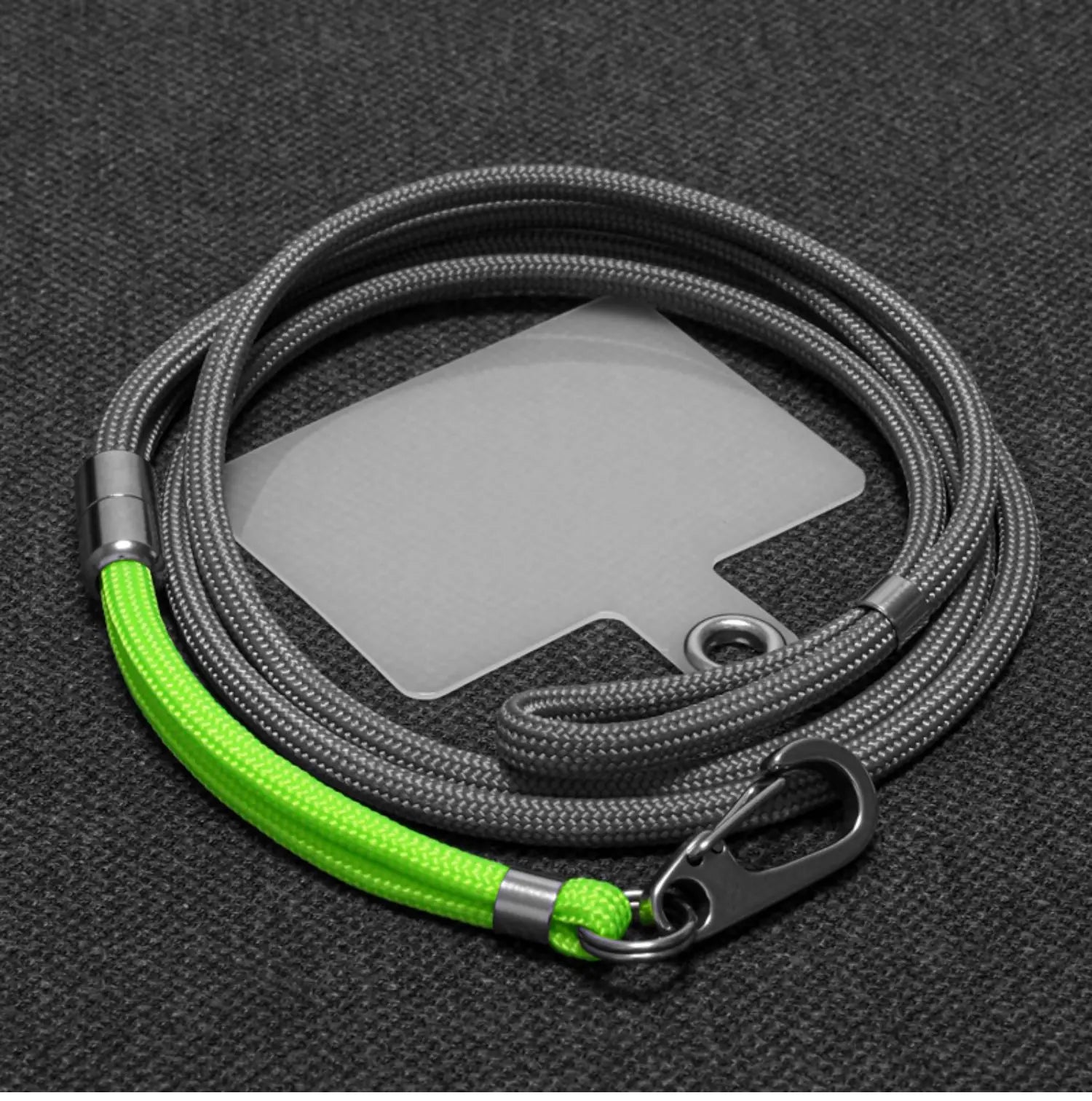 Long Hanging Neck Outdoor Nylon Climbing Rope Lanyard Bold Pendant Phone Universal with Fixed Clip Lanyard Mobile Phone Lanyard