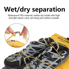 Naturehike TB03 TPU Wet & Dry Separation Waterproof Bag Outdoor Seaside Diving Bags Snorkeling Swimming Trail Rafting Equipment