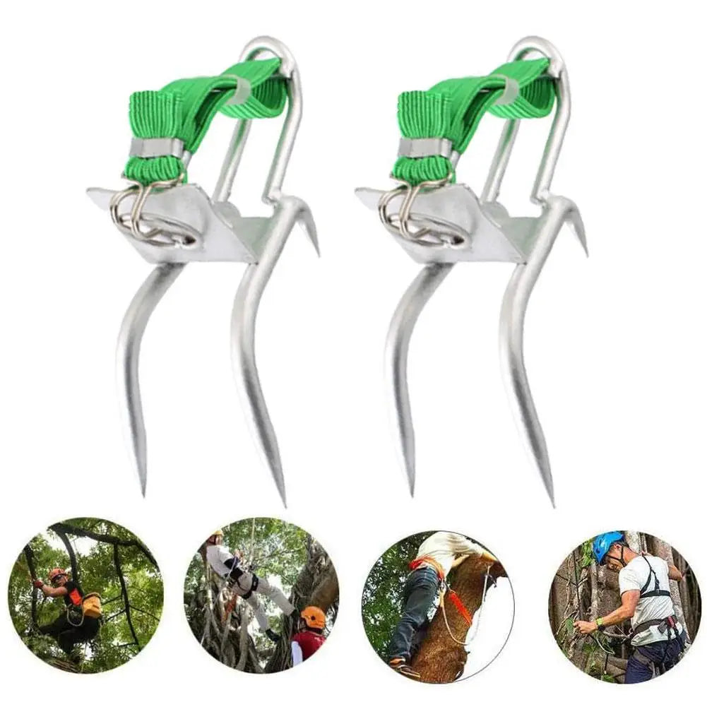 Tree Climbing Tool Pole Climbing Spikes For Hunting Observation Picking Fruit 304 Steel Climbing Tree Shoes Simple Use