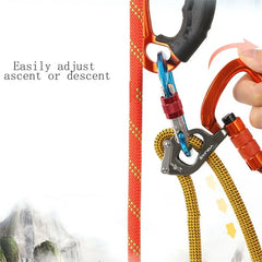 Outdoor Adjust Eye-to-eye Sling Rope Positioning Lanyard Adjuster For Ascend Descend Xinda Rock Climbing SRT Caving Tools