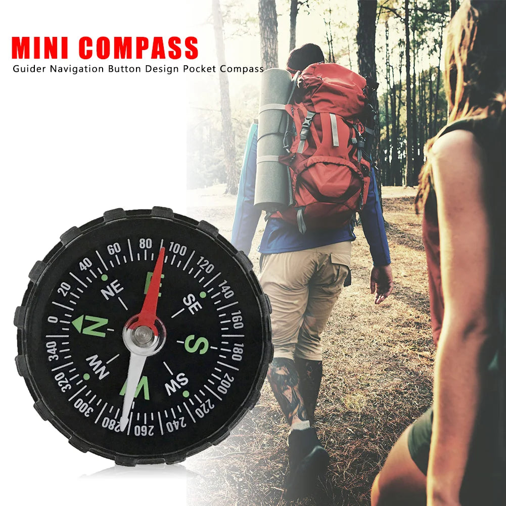 Camping Hiking Compass Portable Mini Precise Compass Practical Guide for Outdoor Camping Hiking Navigation Survival Compass