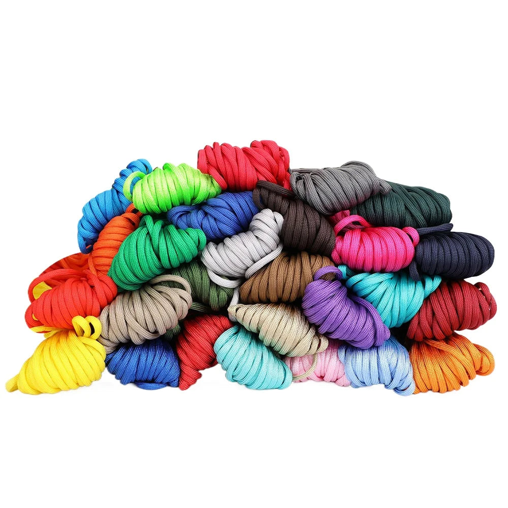 100FT Dia.4mm 7 Stand Cores Paracord for Survival Parachute Cord Lanyard Camping Climbing Camping Rope Hiking Clothesline