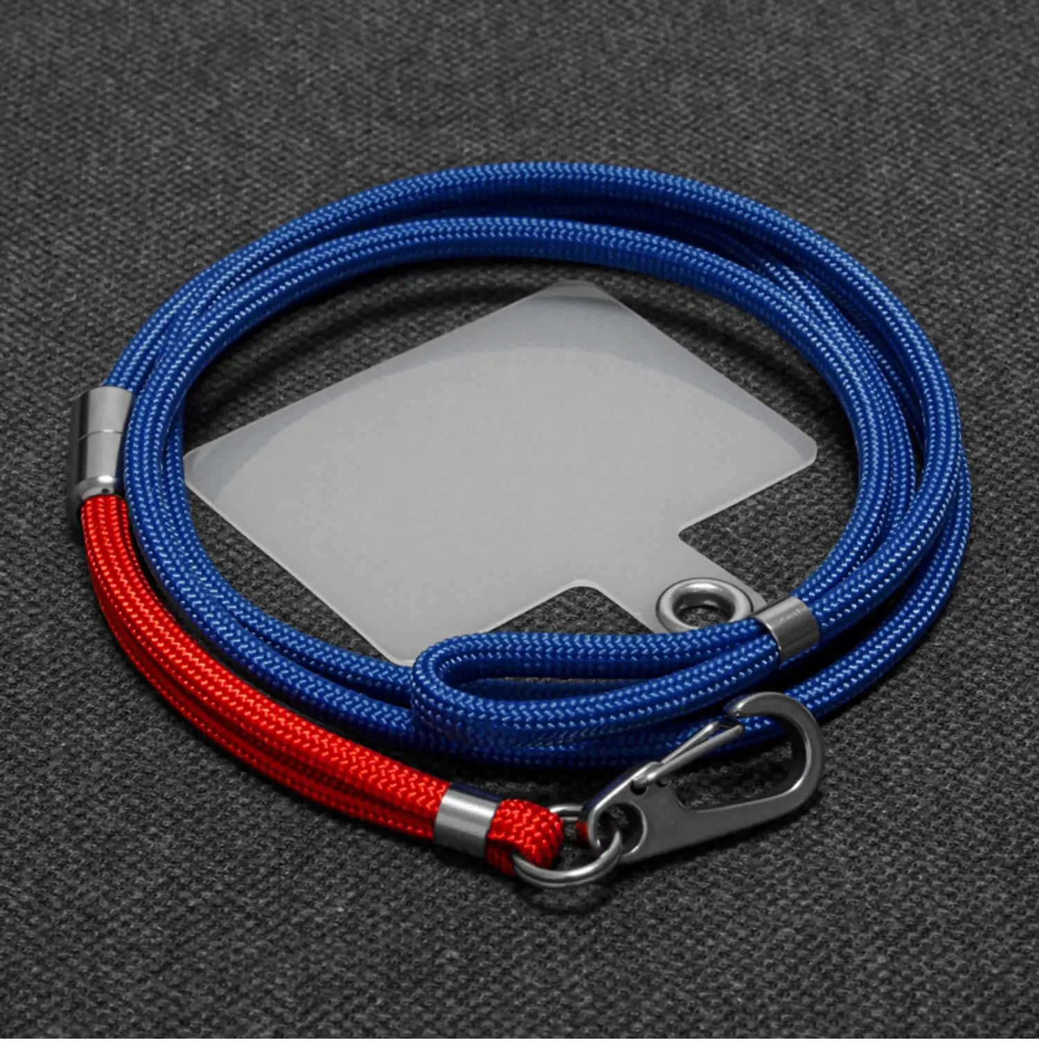 Long Hanging Neck Outdoor Nylon Climbing Rope Lanyard Bold Pendant Phone Universal with Fixed Clip Lanyard Mobile Phone Lanyard