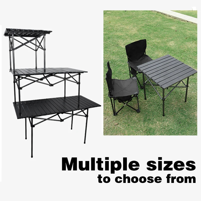 Outdoor Folding Outdoor Tables and Chairs Camping Chairs A Set 4 Seat 1 Table Portable for Camping Tools Outdoor Picnic Bbq