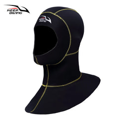 3mm Neoprene Scuba Diving Hood With Shoulder Snorkeling Equipment Hat Cap Winter Swim Warm Wetsuit Spearfishing