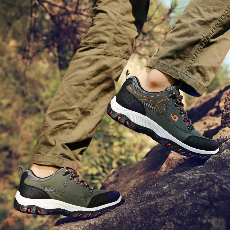 New large size men's casual sports shoes fashion thick sole light comfortable breathable outdoor men Climbing shoes sneakers