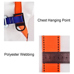 High-altitude Work Safety Belt Rope Set CE Five Point Full Body Harness Outdoor Rock Climbing Electrician Protection Safety Belt