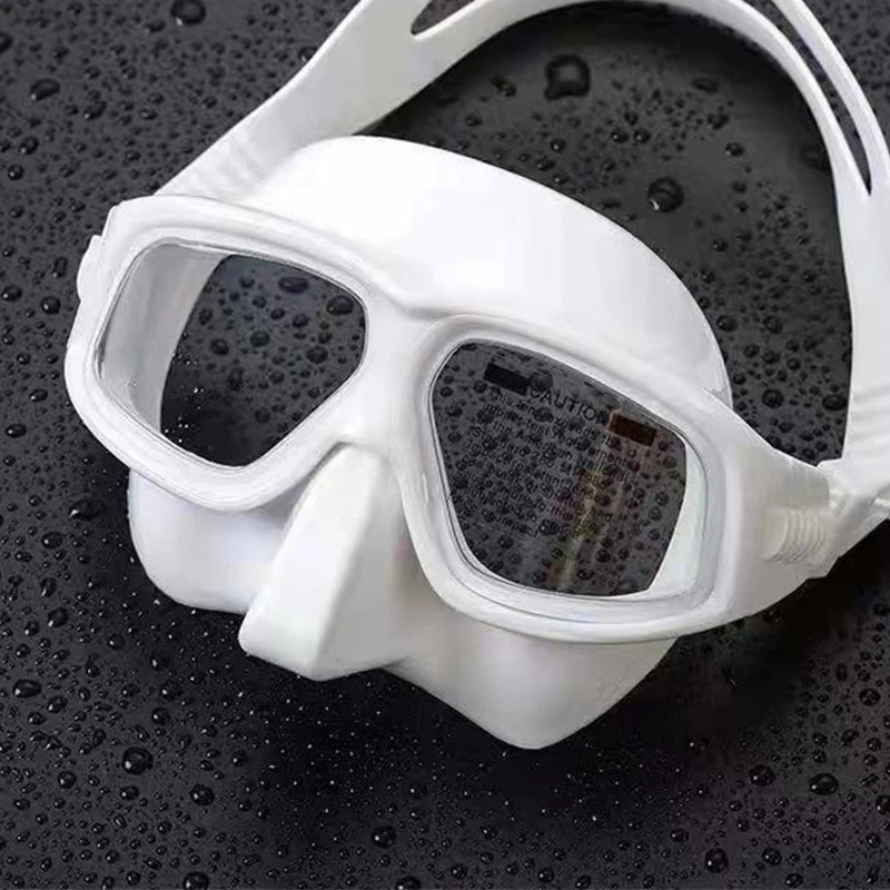 Diving mask Free diving surface mirror high definition  lens snorkeling mask equipment