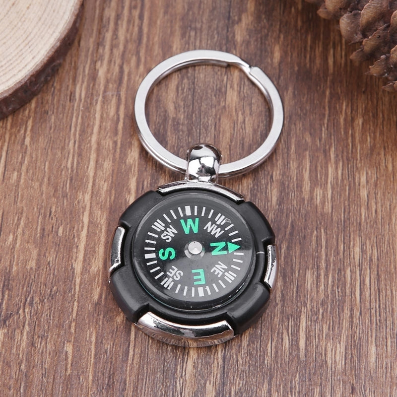 Outdoor Camping Hiking Mini Compass Navigator Portable Keychain Survival Tool