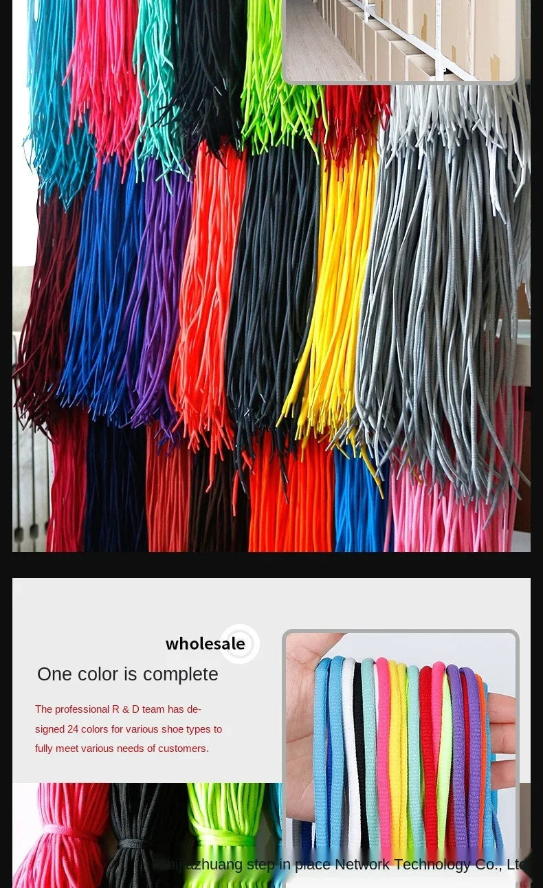 6mm 22color Sports Shoes Laces Shoe Candy colors No Elasticity Round Shoelaces Hiking Shoe Laces Shoe Shoelaces Accessories