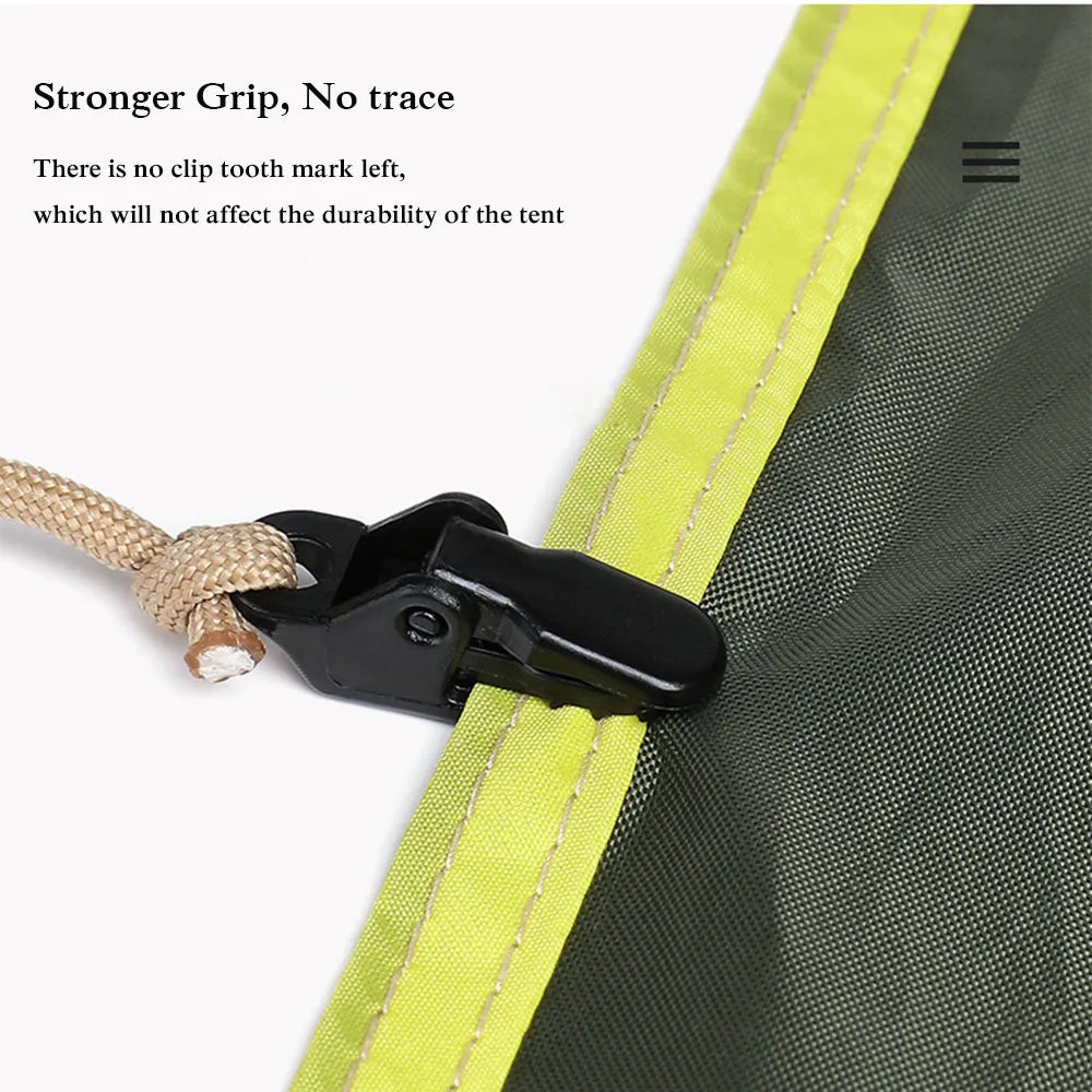 5/10/20Pcs Awning Clamp Tarp Clips Snap Hangers Tent Camping Survival Tighten Tool for Outdoor Camp Hike Camping Equipment sale