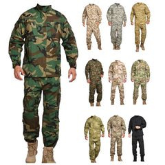 HAN WILD Tactical Uniform Airsoft Camouflage Hunting Suit Soldier Men Combat Jackets Pants Softair Paintball Man Clothing Climb