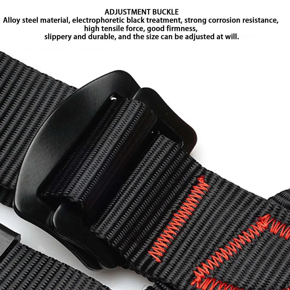 Half Body Climbing Harness Waist Safety Harness for Mountaineering Rock Climbing Thickened Wide Rappelling Tree Climbing Strap