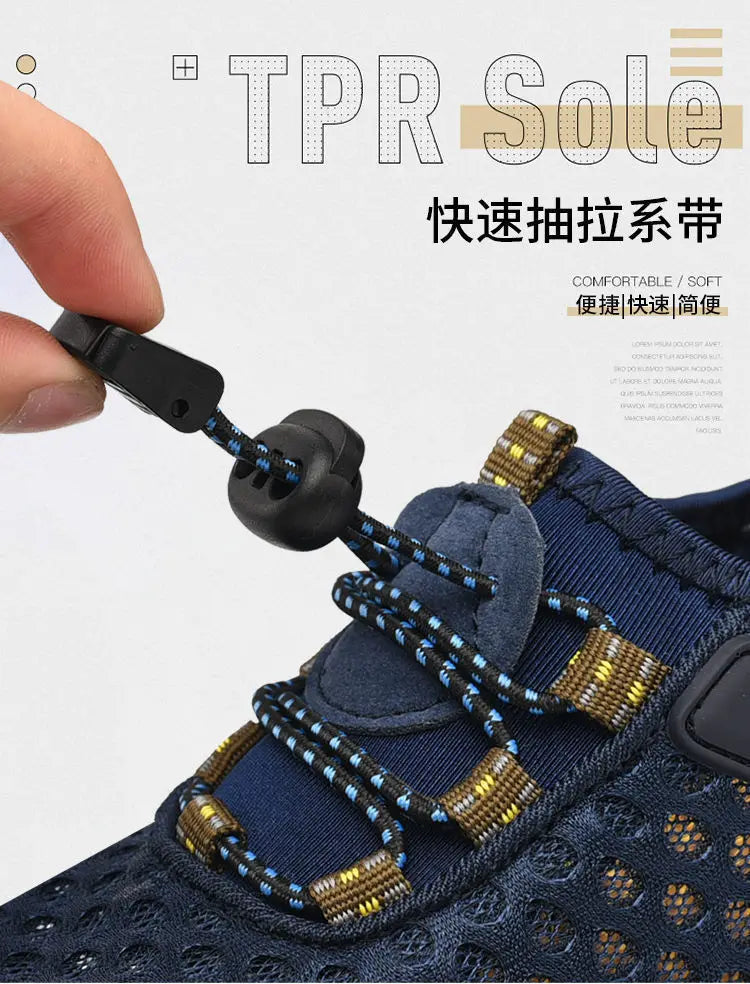 Breathable Sneakers Men Shoes 2023 Fashion Shoes For Men Climbing Hiking Shoes Men Outdoor Beach Wading Tenis Barefoot Sneakers