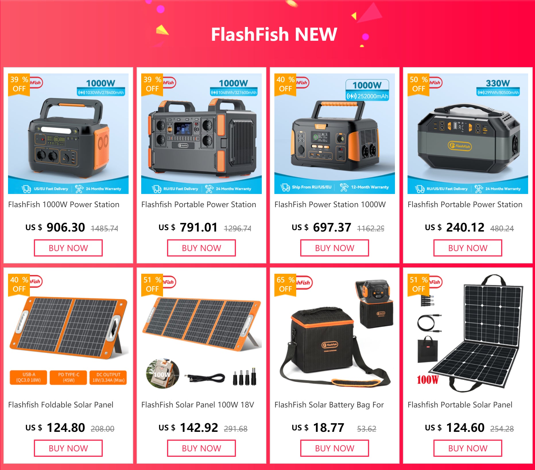 Flashfish 200W Portable Power Station 172Wh 230V Solar Generator 110V 48000mAh Power Supply Emergency Energy For Outdoor Camping