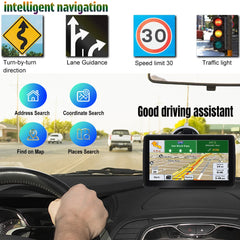 7 Inch GPS Navigation for Car Truck SAT NAV Accessories Tools  Navigator 2024 Free Update Europe North America Map 8GB FM Music