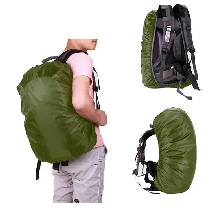 60L Waterproof Backpack Cover Dustproof Rain Cover For Backpack Rainproof Protective Cover Outdoor Camping Hiking Climbing Bag