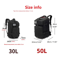 Outdoor sports bag Hiking backpack Outdoor camping hiking bag suitable for travel, work, camping, hunting, hiking, sports