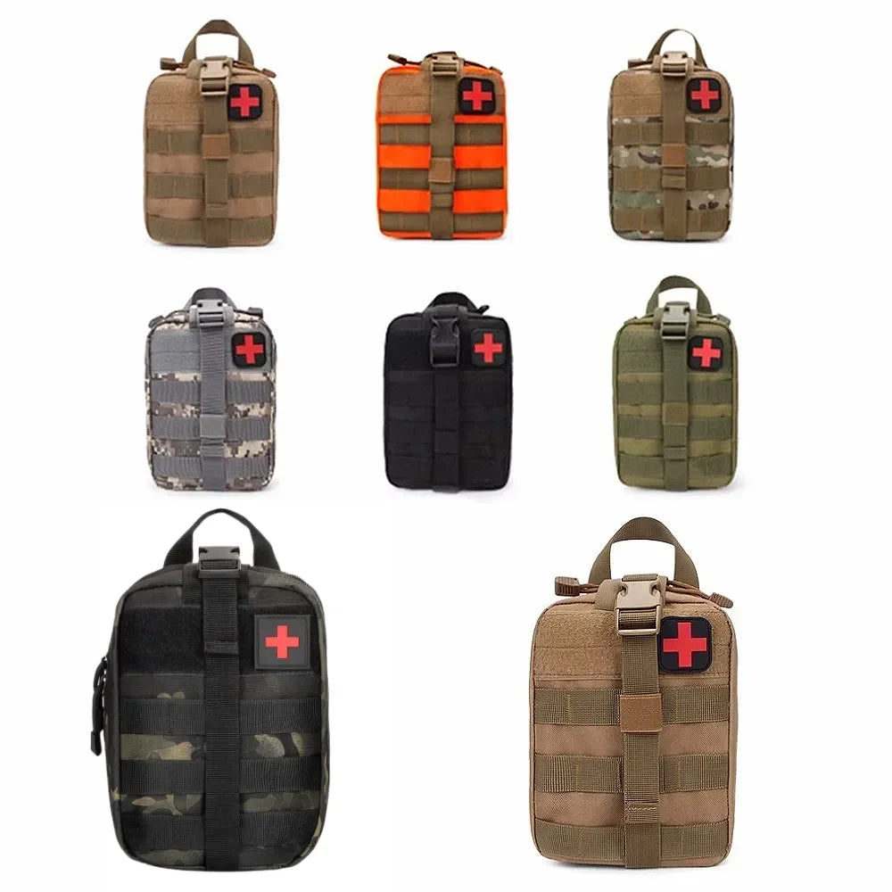 Tactical Molle Pouch First Aid Kits Bag Emergency Outdoor Hunting Car Emergency Camping Survival Tool EDC Waist Bag for Men