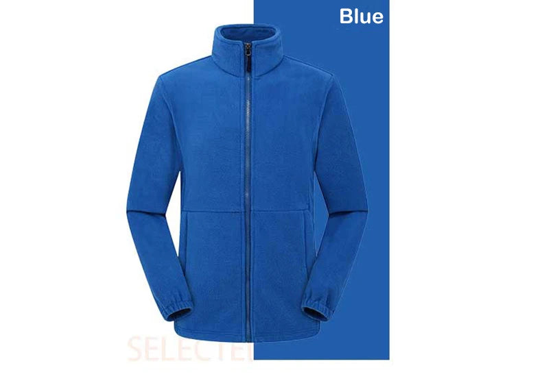 JNLN Men Polar Fleece Jackets Winter Windproof Thermal Soft Shell Jacket Outdoor Sports Hiking Camping Skiing Climbing Warm Coat