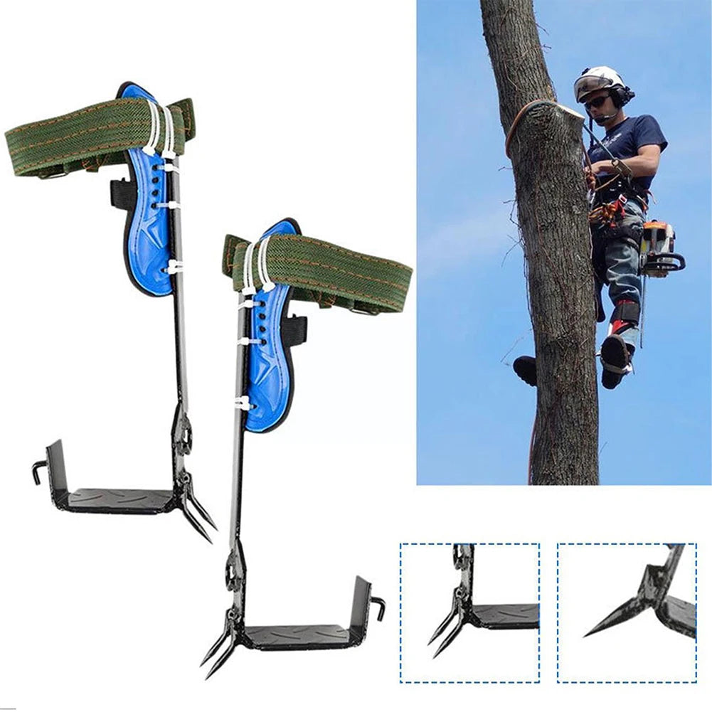 Mountaineering Spike For Tree Work 2 Or 1 Claws Load Capacity 150kg Maximum For Outdoor Hunting Observation Fruit Picking